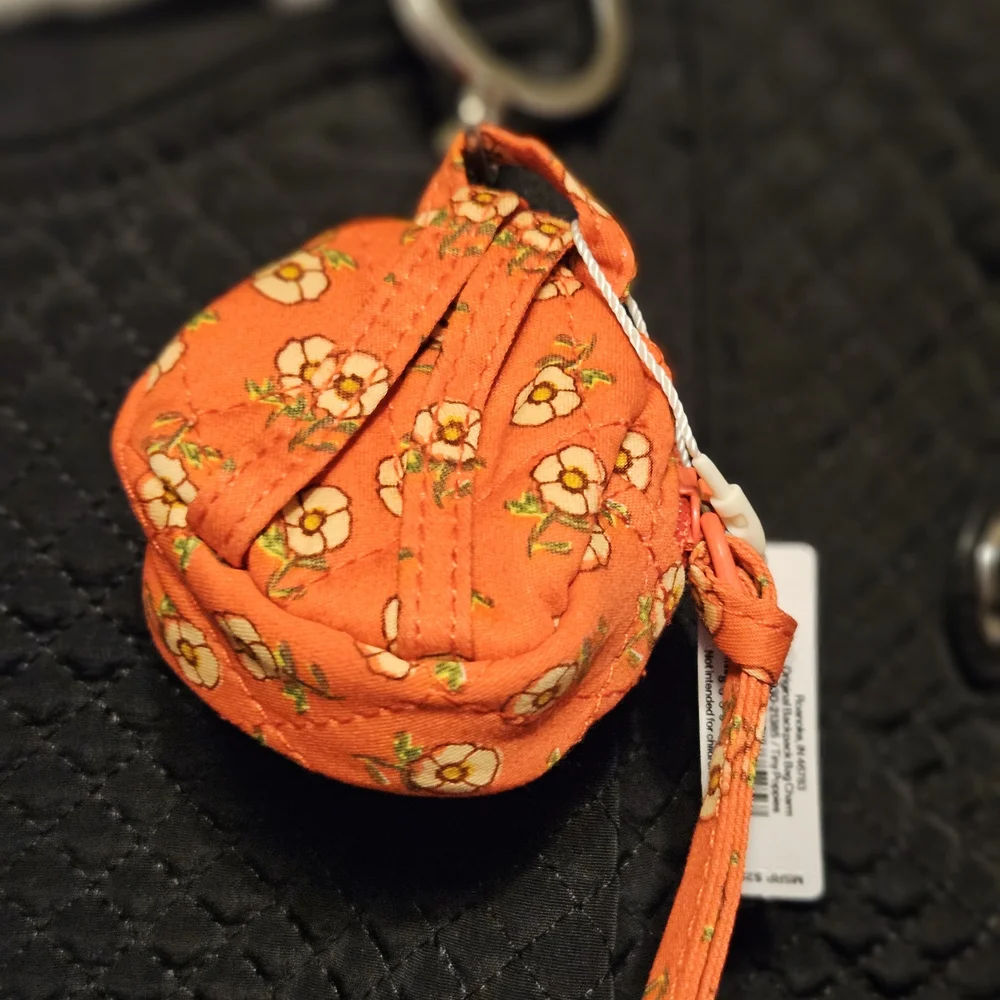 #624 Vera Bradley Multicolor Floral Bag Charms, Varies Color